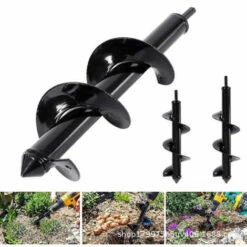THSINDE Foret De Forage De Terre électrique Portablee Mèche Jardin Tarière（8cm*30cm）. -Tarière motorisée Soldes 45789621 3