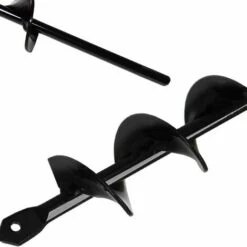 MODOU Lot De 2 Tarières De Jardin 8x30cm Et 4x22cm Foret Hélicoïdal, Tarière, Tarière Pour Perceuse, Convoyeur à Vis, Tarière à Main, Foret Hélicoïdal De Jardin, Tarière De Jardin, Perceuse De Cultivateur De Sol, Plantes De Jardin -Tarière motorisée Soldes 46565086 4