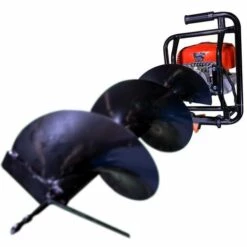 KUDA STRONG WORKS Tarière Thermique 2 Temps 58cc 2,95cv + 3 Forets 8, 15, 20cm - Kuda Big Holes -Tarière motorisée Soldes 49239962 5