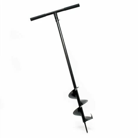 HELLOSHOP26 Tarière Manuelle Foreuse 118 Cm Diamètre 150 Mm Forage Perceuse à Main Foret Mèche - Or 2 HELLOSHOP26 Tarière Manuelle Foreuse 118 Cm Diamètre 150 Mm Forage Perceuse à Main Foret Mèche - Or – Image 2