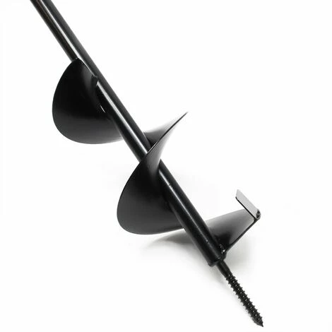 HELLOSHOP26 Tarière Manuelle Foreuse 118 Cm Diamètre 150 Mm Forage Perceuse à Main Foret Mèche - Or 3 HELLOSHOP26 Tarière Manuelle Foreuse 118 Cm Diamètre 150 Mm Forage Perceuse à Main Foret Mèche - Or – Image 3