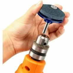 DECKON 4 Paquets Aiguiseur De Lame De Tondeuse à Gazon Aiguiseur Tondeuse Outils De Jardin Outil De Meulage De Foret Pour La Plupart Des Perceuses Électriques Perceuses à Main -Tarière motorisée Soldes 51585810 4