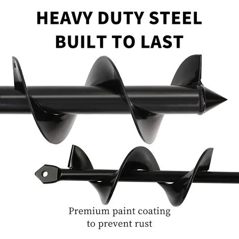 DECKON Jardin Perceuse 8x30cm Et 4x22cm Perceuse Jardinage Foret Spirale Pour Perceuse Tariere Perceuse Tarriere Jardin Perceuse Pour Jardin Tarriere De Jardin Pour Perceuse Foret De Tarriere Foret 4 DECKON Jardin Perceuse 8x30cm Et 4x22cm Perceuse Jardinage Foret Spirale Pour Perceuse Tariere Perceuse Tarriere Jardin Perceuse Pour Jardin Tarriere De Jardin Pour Perceuse Foret De Tarriere Foret – Image 4