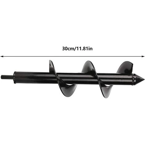 TINOR 8x30cm Tarière Pour Perceuse, Tariere Jardin Perceuse, Forets De Jardin En Spirale, Outil De Plantation Pour Faire Rapidement Trou Et Planter Des Fleurs Arbres Arbustes 2 TINOR 8x30cm Tarière Pour Perceuse, Tariere Jardin Perceuse, Forets De Jardin En Spirale, Outil De Plantation Pour Faire Rapidement Trou Et Planter Des Fleurs Arbres Arbustes – Image 2