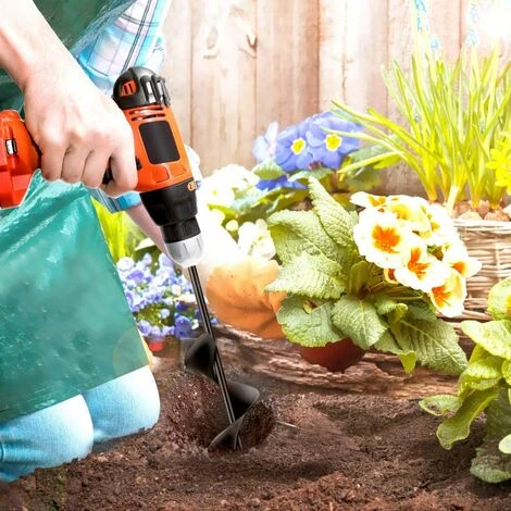 Forets De Jardin Tarières Spirale Mèche Jardin Tarière Tarière De Jardin Pour Planter Des Semis De Bulbes De Literie Foret De Jardin En Spirale Pour Perceuse à Main Et Perceuse électrique,Starlight 4 Forets De Jardin Tarières Spirale Mèche Jardin Tarière Tarière De Jardin Pour Planter Des Semis De Bulbes De Literie Foret De Jardin En Spirale Pour Perceuse à Main Et Perceuse électrique,Starlight – Image 4
