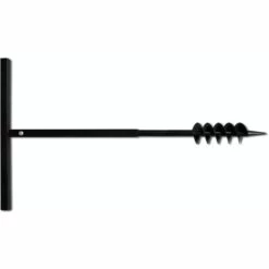 YOUTHUP Tarière De Sol Avec Manche 80 Mm Et Tube D'extension 9 M Acier -Tarière motorisée Soldes 51856249 4