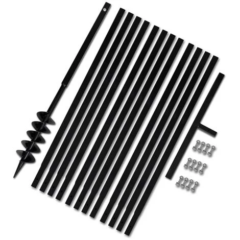 YOUTHUP Bêche Et Tarière Manuelle 100 Mm Avec Rallonge Mèche Tarière 13 M 1 YOUTHUP Bêche Et Tarière Manuelle 100 Mm Avec Rallonge Mèche Tarière 13 M