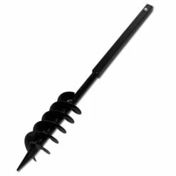 Topdeal Tarière De Sol Avec Mèche De Tarière Spirales 100 Mm Acier Noir 8 Topdeal Tarière De Sol Avec Mèche De Tarière Spirales 100 Mm Acier Noir -Tarière motorisée Soldes 52081491 4