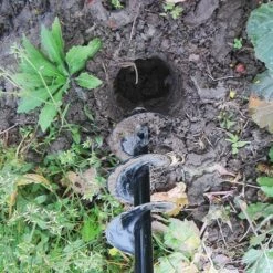 MODOU Tarière De Jardin 8x60cm Foret En Spirale De Jardin Foret D'ampoule De Fleur Tarière Jardinier Perceuse Parapluie Excavatrice Foret Hexagonale Tarière -Tarière motorisée Soldes 52722158 4