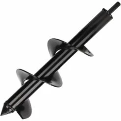 ELLE Garden Auger Drill Bit, Forets De Tarière Pour Planter, Fait D'acier Outil De Plantation Pratique （8*18cm）