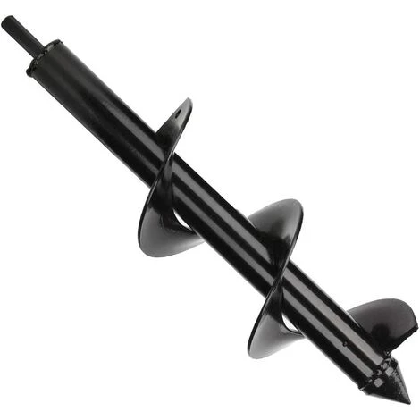 ELLE Garden Auger Drill Bit, Forets De Tarière Pour Planter, Fait D'acier Outil De Plantation Pratique (8*18cm) 3 ELLE Garden Auger Drill Bit, Forets De Tarière Pour Planter, Fait D'acier Outil De Plantation Pratique (8*18cm) – Image 3