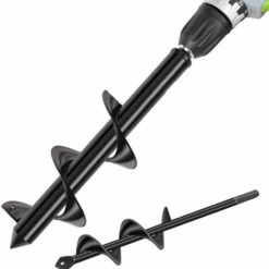 ECHOO Mèche Jardin Tarière Ø 80 Et Ø 40 Mm 2 Pièces, Forets De Jardin En Spirale, Outil De Plantation Pratique Pour Faire Rapidement Trou Et Planter Des Fleurs Arbres Arbustes
