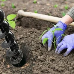 BENOBBY KIDS Tariere Jardin Perceuse Amélioré Perceuse Jardinage Foret Spirale Pour Perceuse Tariere Perceuse Tarriere Jardin Perceuse Pour Jardin Tarriere De Jardin Pour Perceuse Foret De Tarriere Foret(8x60cm,Noir ) -Tarière motorisée Soldes 53282449 3