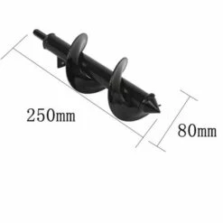 THSINDE Mèche Jardin Tarière, Forets De Jardin En Spirale, Outil De Plantation Pratique Pour Faire Rapidement Trou Et Planter Des Fleurs Arbres Arbustes 8*25cm