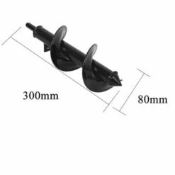 THSINDE Mèche Jardin Tarière, Forets De Jardin En Spirale, Outil De Plantation Pratique Pour Faire Rapidement Trou Et Planter Des Fleurs Arbres Arbustes 8*30cm