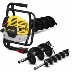 GARDEOPRO Tarière Thermique 52CC + Mèche 150mm - Gardeo