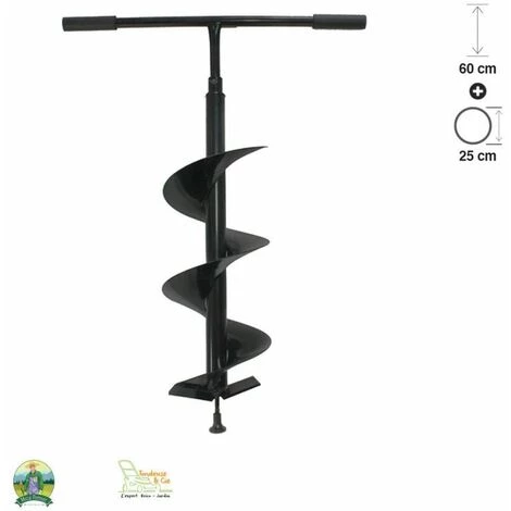 Tarière Manuelle 25 Cm FERMIER GF-1389 1 Tarière Manuelle 25 Cm FERMIER GF-1389