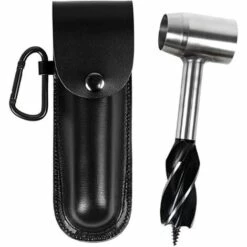 Perceuse à Tarière Manuelle - Perceuse à Main Digger Auger - Forets à Tarière D'extérieur, Outils De Survie Bushcraft Pour Hacher Les Paquets De Matériel De Camping，Starlight