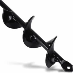 OULIGAY Mèche Jardin Tarière, 40 Mm, Forets De Jardin En Spirale, Outil De Plantation Pratique Pour Faire Rapidement Trou Et Planter Des Fleurs Arbres Arbustes. -Tarière motorisée Soldes 54083460 3