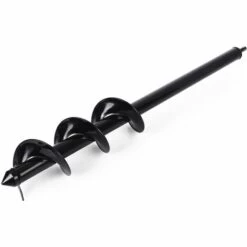 OULIGAY Mèche Jardin Tarière, 80 Mm , Forets De Jardin En Spirale, Outil De Plantation Pratique Pour Faire Rapidement Trou Et Planter Des Fleurs Arbres Arbustes.