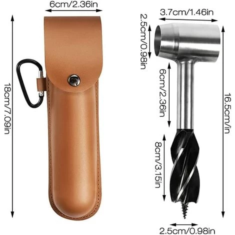 SUPERMARKET Perceuse à Main Pour Le Travail Du Bois, Perceuse De Survie Manuelle, Tarière Manuelle Bushcraft Outils, Camping Tarière Manuelle Pour Le Camping,Superma 2 SUPERMARKET Perceuse à Main Pour Le Travail Du Bois, Perceuse De Survie Manuelle, Tarière Manuelle Bushcraft Outils, Camping Tarière Manuelle Pour Le Camping,Superma – Image 2