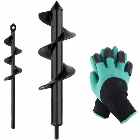 QERSTA Mèche Tarière Jardin PerceuseJardin Foreuse Outil De Jardinage Foret De Spirale Outil De Plantation Pour (80+ 40 Mm) 2 QERSTA Mèche Tarière Jardin PerceuseJardin Foreuse Outil De Jardinage Foret De Spirale Outil De Plantation Pour (80+ 40 Mm) – Image 2
