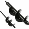 PETITES ECREVISSES 2x Tarière Perceuse De Jardin En Acier 8x30cm+4x22cm Foret Spirale De Jardinage Outillage De Jardin Pour Cultiver