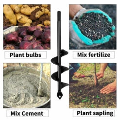 PETITES ECREVISSES Tarière Pour Perceuse De Jardin 4x22 Cm Foret Spirale De Jardinage En Acier Pour Cultiver 8 PETITES ECREVISSES Tarière Pour Perceuse De Jardin 4x22 Cm Foret Spirale De Jardinage En Acier Pour Cultiver -Tarière motorisée Soldes 55495852 4