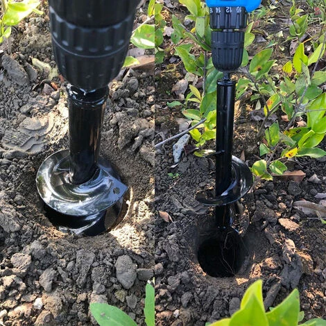 PETITES ECREVISSES Tariere Perceuse En Acier 10x30cm Foret Spirale De Jardinage Outillage De Jardin Pour Cultiver 5 PETITES ECREVISSES Tariere Perceuse En Acier 10x30cm Foret Spirale De Jardinage Outillage De Jardin Pour Cultiver – Image 5