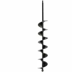 PETITES ECREVISSES Tariere Perceuse En Acier 8x60cm Foret Spirale De Jardinage Outillage De Jardin Pour Creuser Des Trous Et Cultiver En Profondeur
