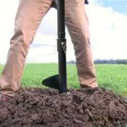 Tige D'extension De Bit De Foret De Foreuse Paquet 30cm Post Hole Digger Remplacement De La Tarière De Remplacement Bits Bits Extendement Extension-Macaron -Tarière motorisée Soldes 55736616 5