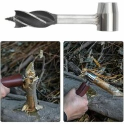 SUPERMARKET Outil De Perforation De Foret De Survie En Plein Air En Bois, Multifonctionnel Scotch Eye Bois Auger Foret, Pour L'extérieur Et Le Camping, Tarière À Main, Survie En Plein Air Outil,Superma,noir 7 SUPERMARKET Outil De Perforation De Foret De Survie En Plein Air En Bois, Multifonctionnel Scotch Eye Bois Auger Foret, Pour L'extérieur Et Le Camping, Tarière À Main, Survie En Plein Air Outil,Superma,noir -Tarière motorisée Soldes 55826095 3