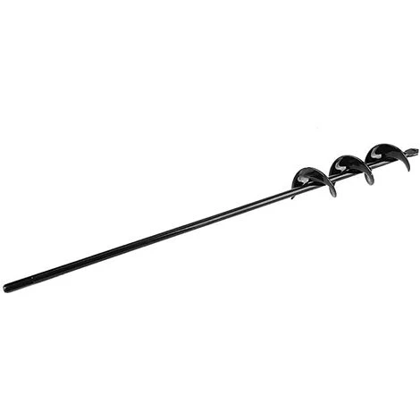 GUAZHUNIFR Planteuse De Jardin Auger Plantant Un Foret En Spirale Pour La Plantation De Graines Ou De Bulbes(4 * 45cm) 4 GUAZHUNIFR Planteuse De Jardin Auger Plantant Un Foret En Spirale Pour La Plantation De Graines Ou De Bulbes(4 * 45cm) – Image 4