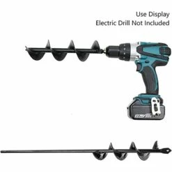 GUAZHUNIFR Planteuse De Jardin Auger Plantant Un Foret En Spirale Pour La Plantation De Graines Ou De Bulbes(4 * 45cm) 9 GUAZHUNIFR Planteuse De Jardin Auger Plantant Un Foret En Spirale Pour La Plantation De Graines Ou De Bulbes(4 * 45cm) -Tarière motorisée Soldes 55838108 5