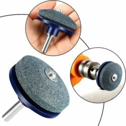 ZHUOXUAN 4 Paquets Aiguiseur De Lame De Tondeuse à Gazon Aiguiseur Tondeuse Outils De Jardin Outil De Meulage De Foret Pour La Plupart Des Perceuses Électriques Perceuses à Main -Tarière motorisée Soldes 56526575 3