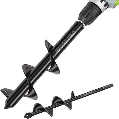 ZHUOXUAN Mèches De Tarière De Jardin Ø 80 Et Ø 40 Mm 2 Pièces, Mèches De Jardin En Spirale, Outil De Plantation Pratique Pour Percer Et Planter Rapidement Des Fleurs, Des Arbres Et Des Arbustes 1 ZHUOXUAN Mèches De Tarière De Jardin Ø 80 Et Ø 40 Mm 2 Pièces, Mèches De Jardin En Spirale, Outil De Plantation Pratique Pour Percer Et Planter Rapidement Des Fleurs, Des Arbres Et Des Arbustes