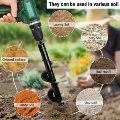 LIFCAUSAL Lot De 4 Forets à Tarière Pour Planter Des Fleurs 4 Pcs Jardin Tarière Spirale Foret Rapide Planteur Pour Tulipes Plantes En Pot Légumes Fleurs Creuser Désherbage Avec Gant De Jardin Et 20 Pcs Étiquettes De Plantes 8 LIFCAUSAL Lot De 4 Forets à Tarière Pour Planter Des Fleurs 4 Pcs Jardin Tarière Spirale Foret Rapide Planteur Pour Tulipes Plantes En Pot Légumes Fleurs Creuser Désherbage Avec Gant De Jardin Et 20 Pcs Étiquettes De Plantes -Tarière motorisée Soldes 57232849 4