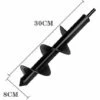 AIDUCHO Mèche Jardin Tarière 1 Pièces, Forets De Jardin En Spirale, Outil De Plantation Pratique Pour Faire Rapidement Trou Et Planter Des Fleurs Arbres Arbustes-8*25cm