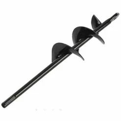 4.6x37(5x37)cm Jardin Auger Foret Jardin Post Hole Digger Avec Non-Slip Hex Entraînement Usine Fleur Ampoule Spirale Bedding Mèche Cultivateur Du Sol à La Main Mèche Pour Tarière LITZEE -Tarière motorisée Soldes 57657139 3