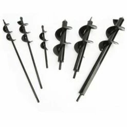 Jardin Foreuse, Tarière De Terre，Perceuse à Vis, Tariere Thermique, Pour Fleur Planter Des Arbres Arbustes(Dia: 8cm L: 25cm). Mèche Pour Tarière LITZEE -Tarière motorisée Soldes 57659157 4