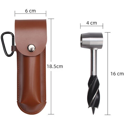 GUAZHUNIFR Perceuse à Main Pour Le Travail Du Bois, Tarière Manuelle Bushcraft Outils,GUA.B/bon 5 GUAZHUNIFR Perceuse à Main Pour Le Travail Du Bois, Tarière Manuelle Bushcraft Outils,GUA.B/bon – Image 5