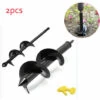 THSINDE 2pcs Jardin Perceuse 8x30cm Et 4x22cm Perceuse Jardinage Foret Spirale Pour Perceuse Tariere Perceuse Tarriere Jardin Perceuse Pour Jardin Tarriere De Jardin Pour Perceuse Foret De Tarriere Foret