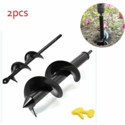 THSINDE 2pcs Jardin Perceuse 8x30cm Et 4x22cm Perceuse Jardinage Foret Spirale Pour Perceuse Tariere Perceuse Tarriere Jardin Perceuse Pour Jardin Tarriere De Jardin Pour Perceuse Foret De Tarriere Foret