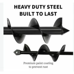 THSINDE 2pcs Jardin Perceuse 8x30cm Et 4x22cm Perceuse Jardinage Foret Spirale Pour Perceuse Tariere Perceuse Tarriere Jardin Perceuse Pour Jardin Tarriere De Jardin Pour Perceuse Foret De Tarriere Foret -Tarière motorisée Soldes 58371661 4