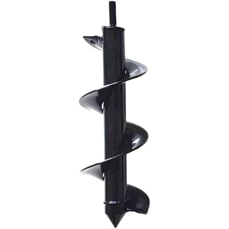 AOUGO Remplacement Pour Essence Perceuse électrique Marteau Sol Tarière Foret Planteur Jardin Tarière Trou Pelle Tête Noir 5*22 Cm 1 AOUGO Remplacement Pour Essence Perceuse électrique Marteau Sol Tarière Foret Planteur Jardin Tarière Trou Pelle Tête Noir 5*22 Cm
