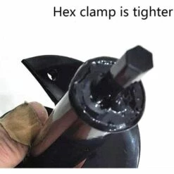 AOUGO Remplacement Pour Essence Perceuse électrique Marteau Sol Tarière Foret Planteur Jardin Tarière Trou Pelle Tête Noir 5*22 Cm 8 AOUGO Remplacement Pour Essence Perceuse électrique Marteau Sol Tarière Foret Planteur Jardin Tarière Trou Pelle Tête Noir 5*22 Cm -Tarière motorisée Soldes 58576115 4