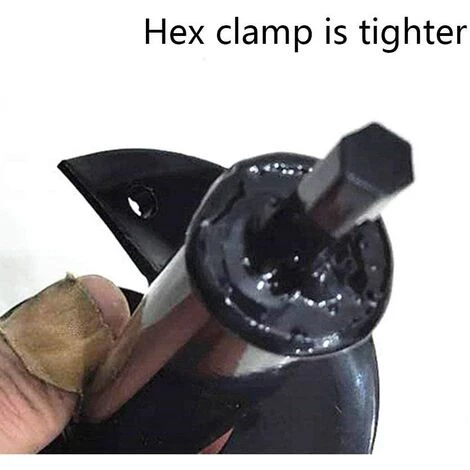 AOUGO Remplacement Pour Essence Perceuse électrique Marteau Sol Tarière Foret Planteur Jardin Tarière Trou Pelle Tête Noir 5*22 Cm 4 AOUGO Remplacement Pour Essence Perceuse électrique Marteau Sol Tarière Foret Planteur Jardin Tarière Trou Pelle Tête Noir 5*22 Cm – Image 4