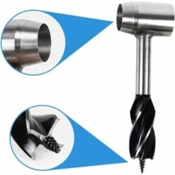 CHANCEY Lot De Forets Hélicoïdaux En Acier Trempé Oxydé à Coupe Rapide Pour Le Travail Du Bois Pour Le Camping Et La Bushcraft Tarière Manuelle Noir,SEMAket 7 CHANCEY Lot De Forets Hélicoïdaux En Acier Trempé Oxydé à Coupe Rapide Pour Le Travail Du Bois Pour Le Camping Et La Bushcraft Tarière Manuelle Noir,SEMAket -Tarière motorisée Soldes 58825235 3