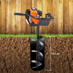 JOORRT Foret De Jardin En Spirale 80x20cm Mèche Jardin Tarière Outil De Creuser Des Trous Cultiver En Profondeur Pour Fleur Planter Des Arbres Arbustes 9 JOORRT Foret De Jardin En Spirale 80x20cm Mèche Jardin Tarière Outil De Creuser Des Trous Cultiver En Profondeur Pour Fleur Planter Des Arbres Arbustes -Tarière motorisée Soldes 59171123 5
