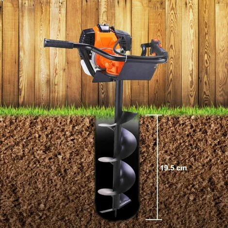 JOORRT Foret De Jardin En Spirale 80x20cm Mèche Jardin Tarière Outil De Creuser Des Trous Cultiver En Profondeur Pour Fleur Planter Des Arbres Arbustes 5 JOORRT Foret De Jardin En Spirale 80x20cm Mèche Jardin Tarière Outil De Creuser Des Trous Cultiver En Profondeur Pour Fleur Planter Des Arbres Arbustes – Image 5